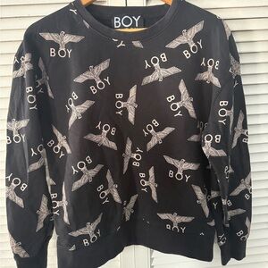BOY Black Graphic Sweatshirt